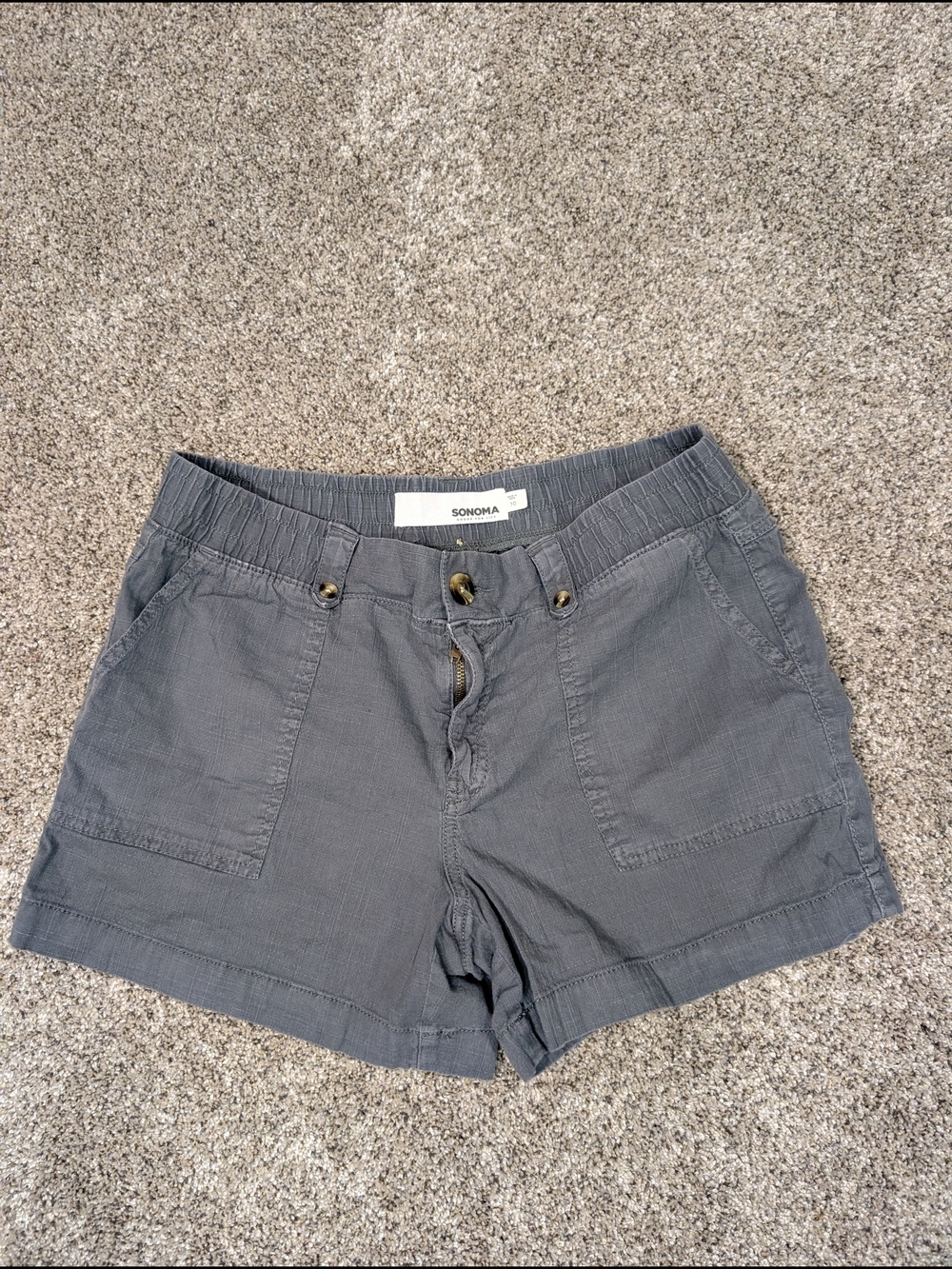 Sonoma - Size 10 - Women’s Shorts in Gray and Olive - Picture 3 of 7